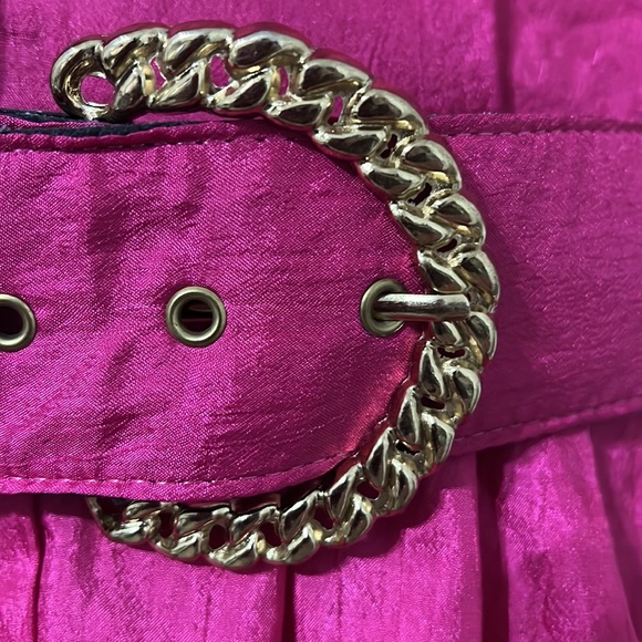 Sandy Sandy vintage pink jumpsuit with belt, size 8 - Picture 5 of 12